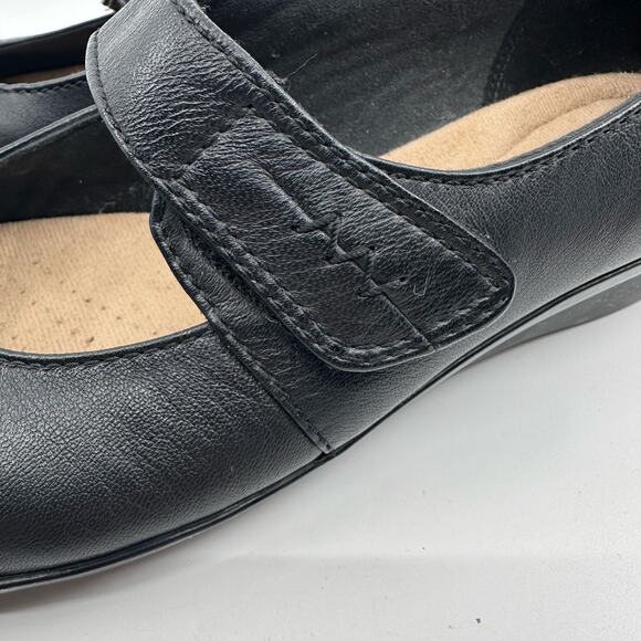 Clarks Collection WMNS Black MaryJane Kennon Style 15807 Slip On US Sz 10 Black - Picture 5 of 10